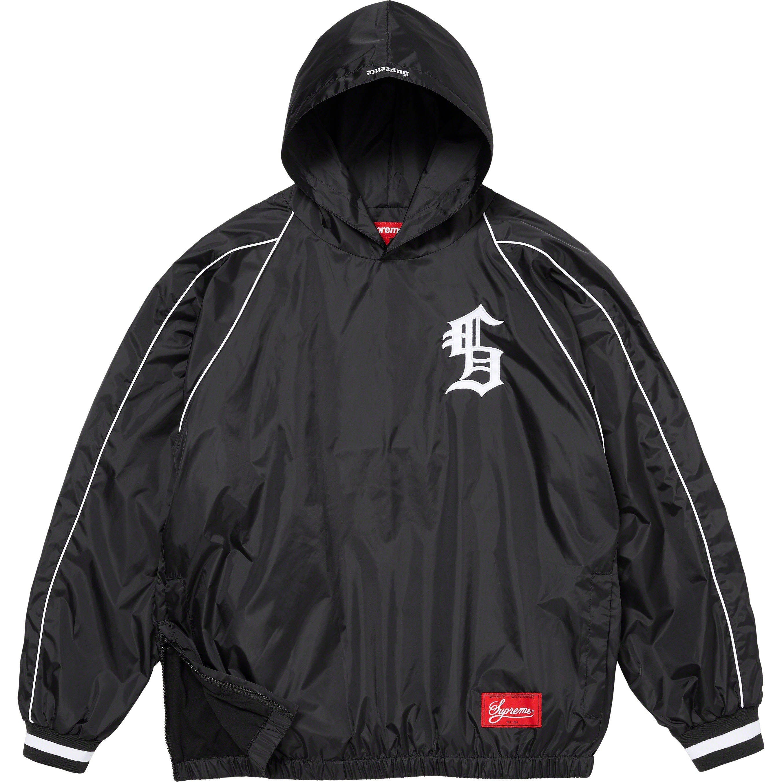 Hooded Warm Up Pullover view 7